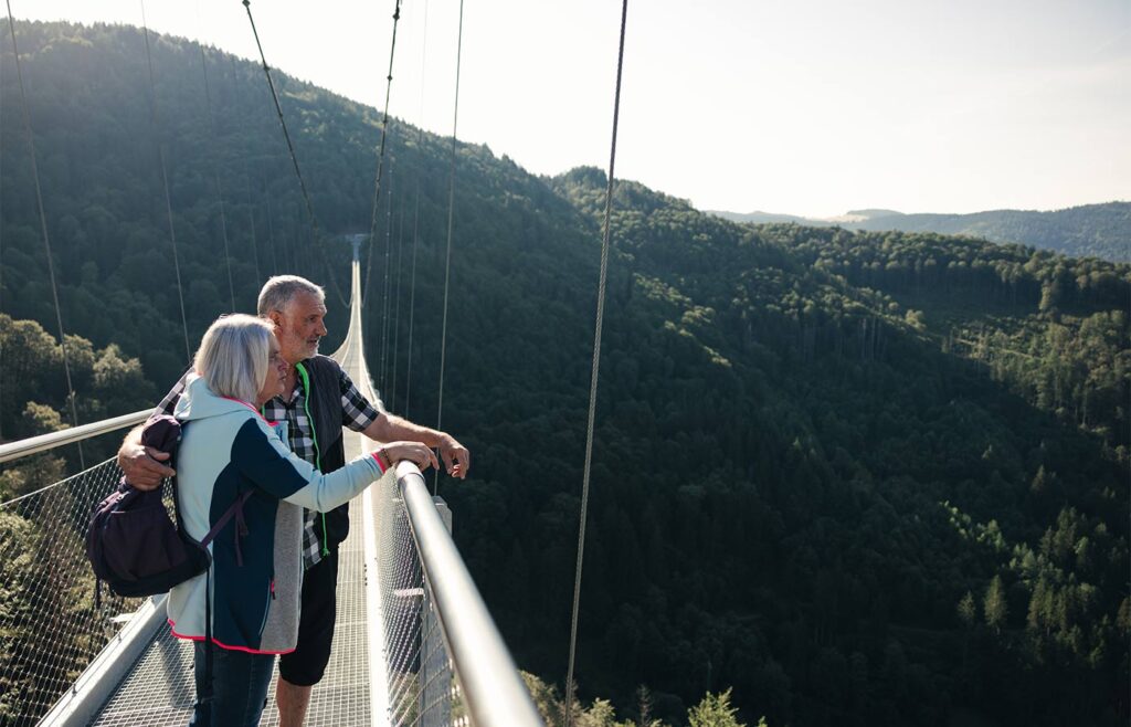 Besucherpaar auf der BLACKFORESTLINE