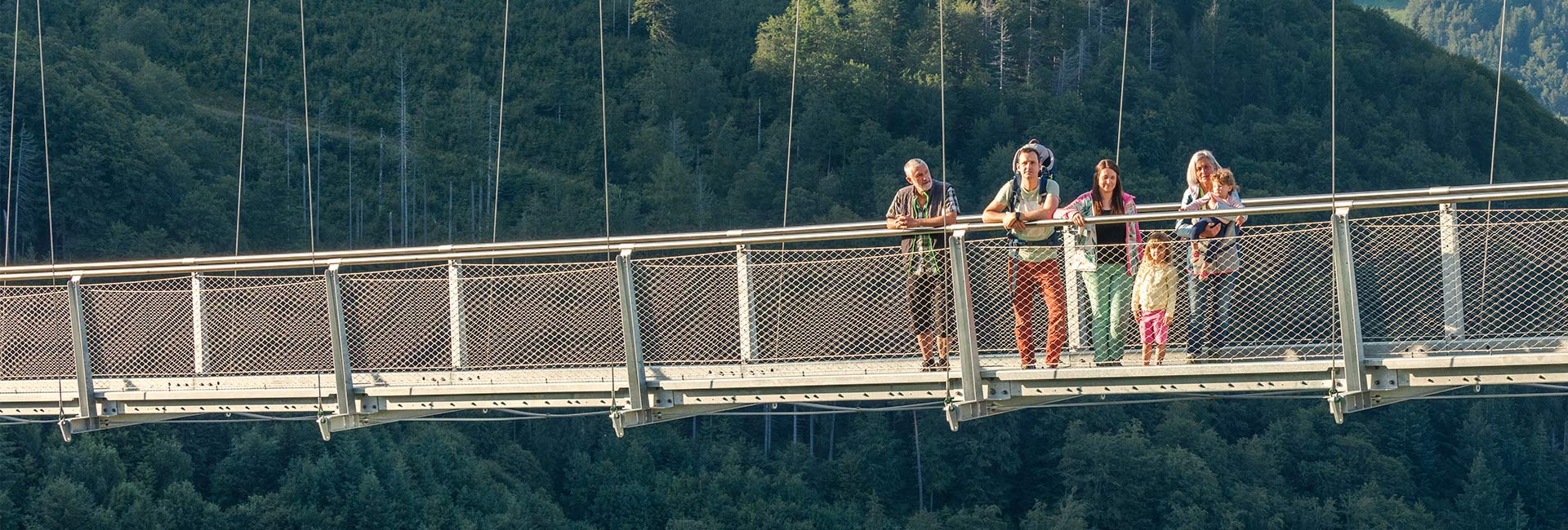 Besucher auf der BLACKFORESTLINE im Sommer